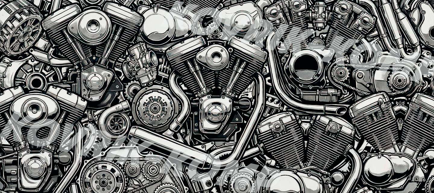 Коврик для мышки Серия профессия - мототехник2,0