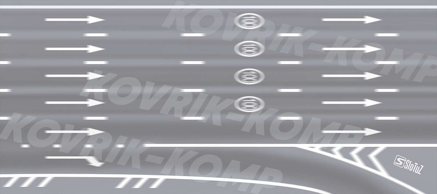 Игровой коврик Slotuz Hot Wheels шоссе