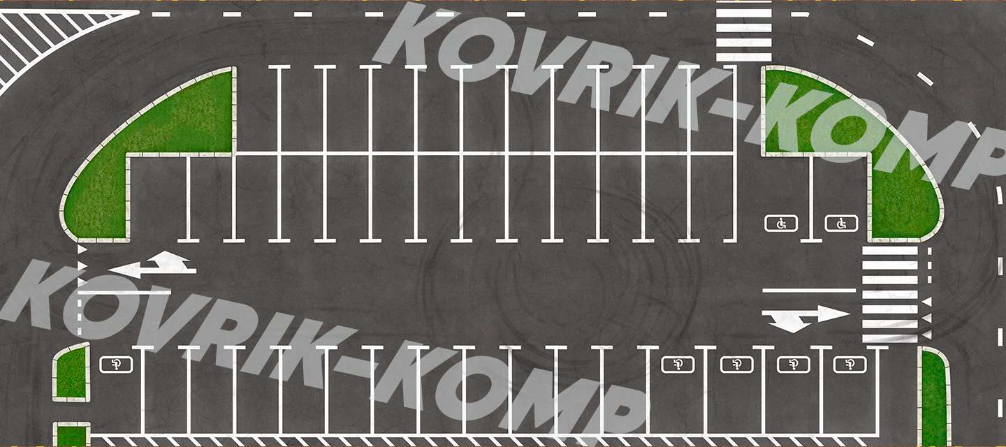 Коврик для мышки  парковка Hot Wheels