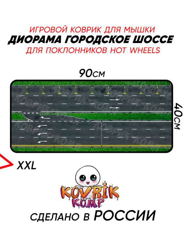 Большие коврики для мышки - диорама Hot Wheels на заказ | Уникальные коврики для мыши &mdash; KOVRIK-KOMP